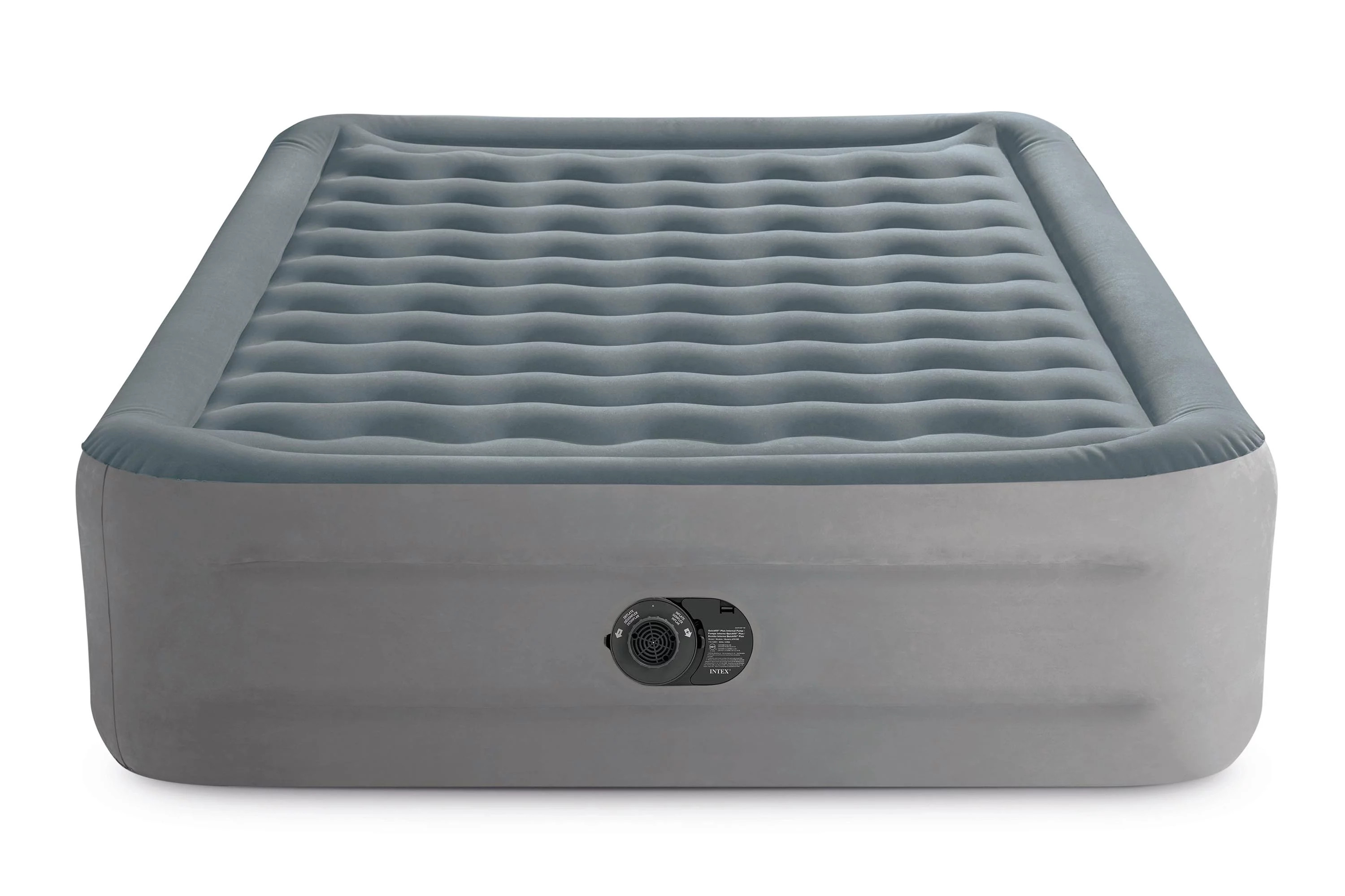 Intex 18" High Comfort Plush Raised Air Mattress Bed with Built-in Pump - Queen - Walmart.com | Walmart (US)