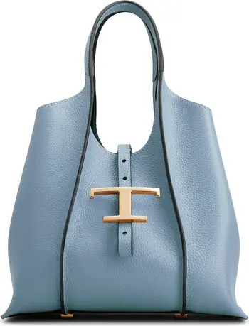 Mini T Timeless Leather Shopping Bag | Nordstrom