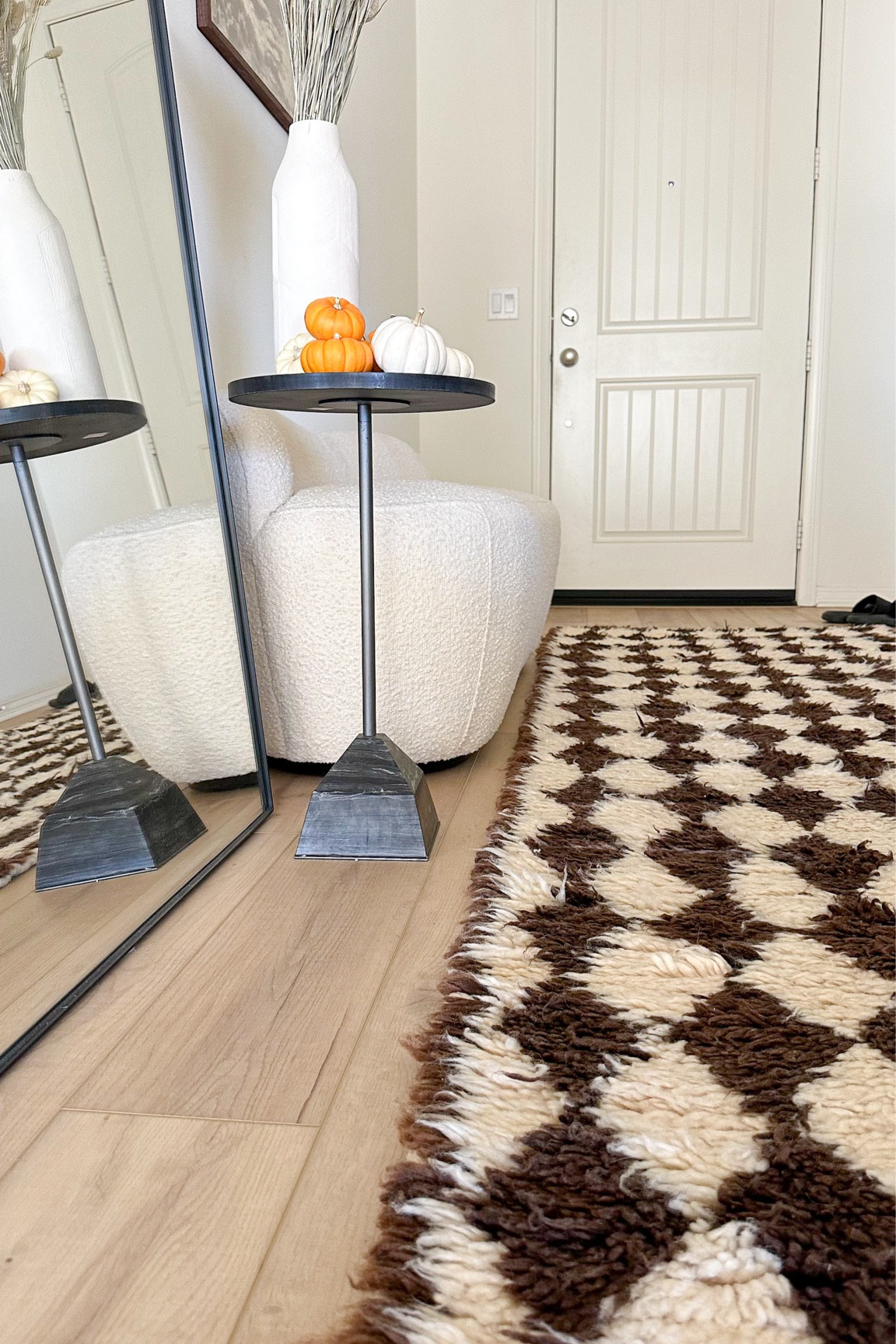 Moroccan checker entryway rug 

#LTKhome