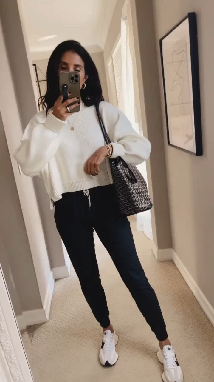 Love pairing the free people crop pullover with my joggers for a more casual look.
StylinByAylin, Aylin

#LTKStyleTip #LTKHoliday #LTKSeasonal