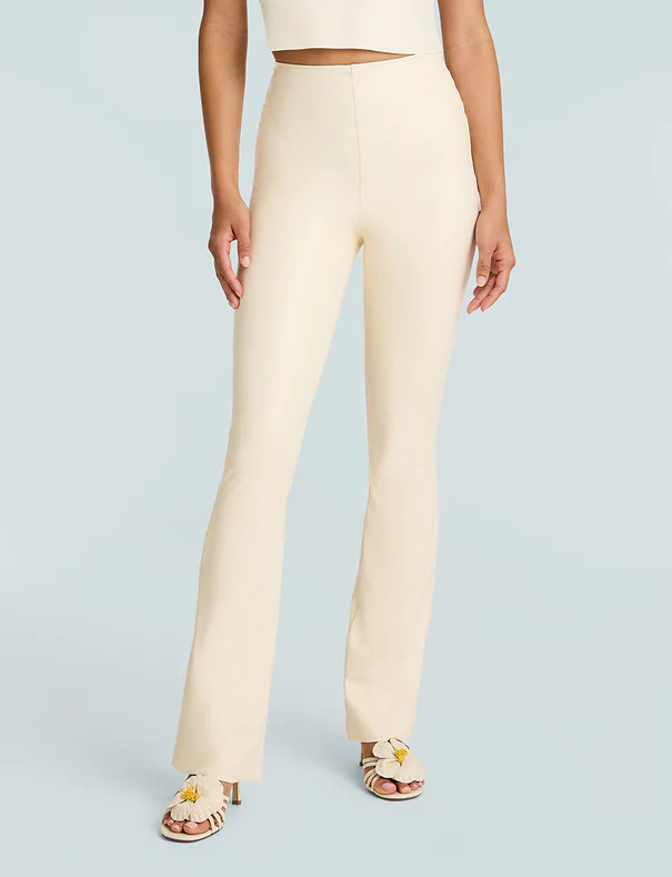 Faux Leather Flared Legging | commando