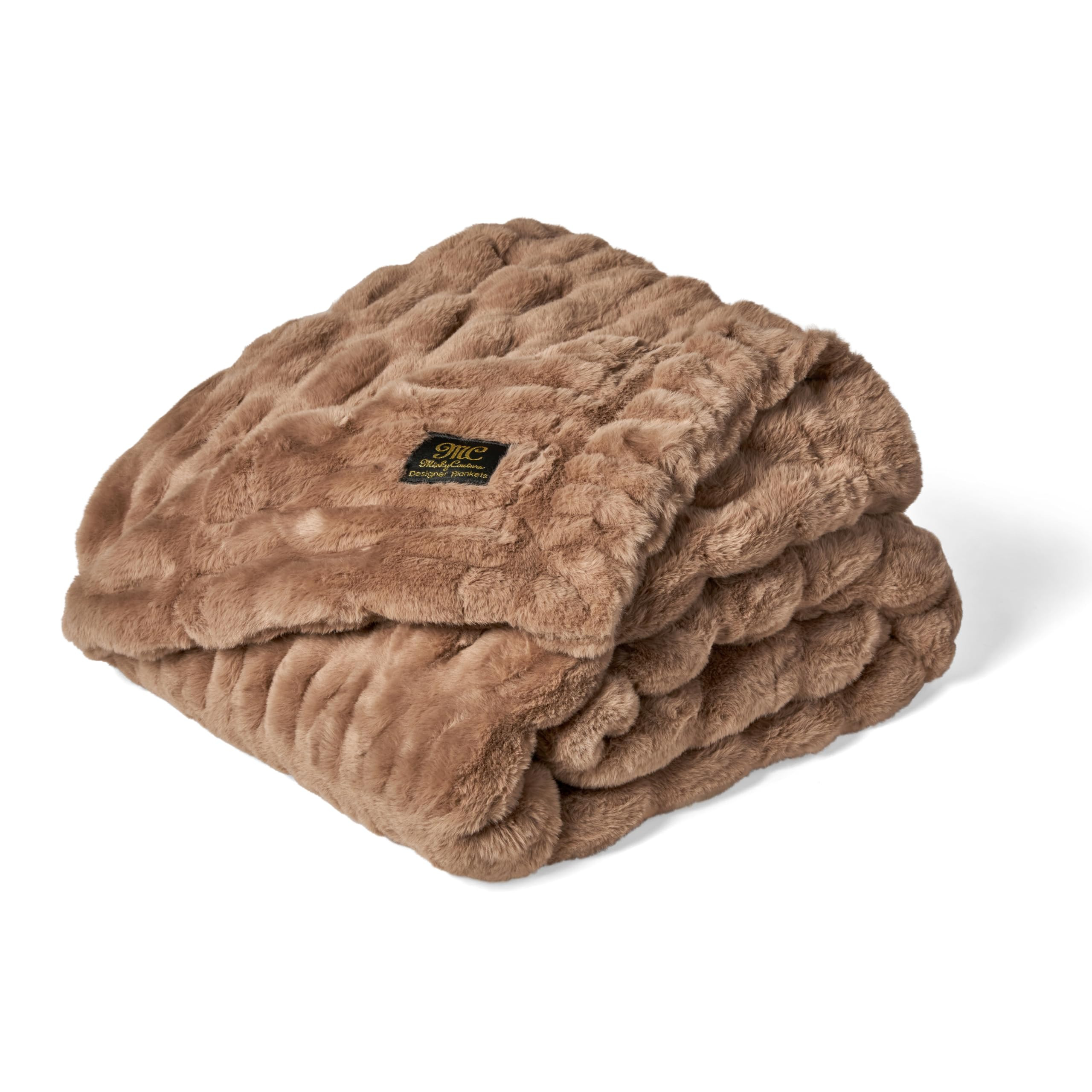 Minky Couture Hugs Blanket - Extra Plush Blanket for Premium Gifting - Stretchy Bubbled Cozy Thro... | Amazon (US)