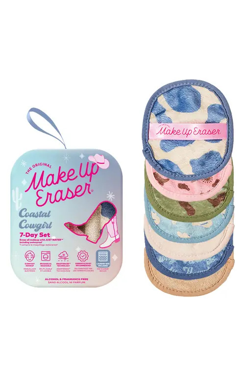 The Original MakeUp Eraser Coastal Cowgirl 7-Day Reusable MakeUp Eraser Set (Limited Edition) in Multi at Nordstrom | Nordstrom