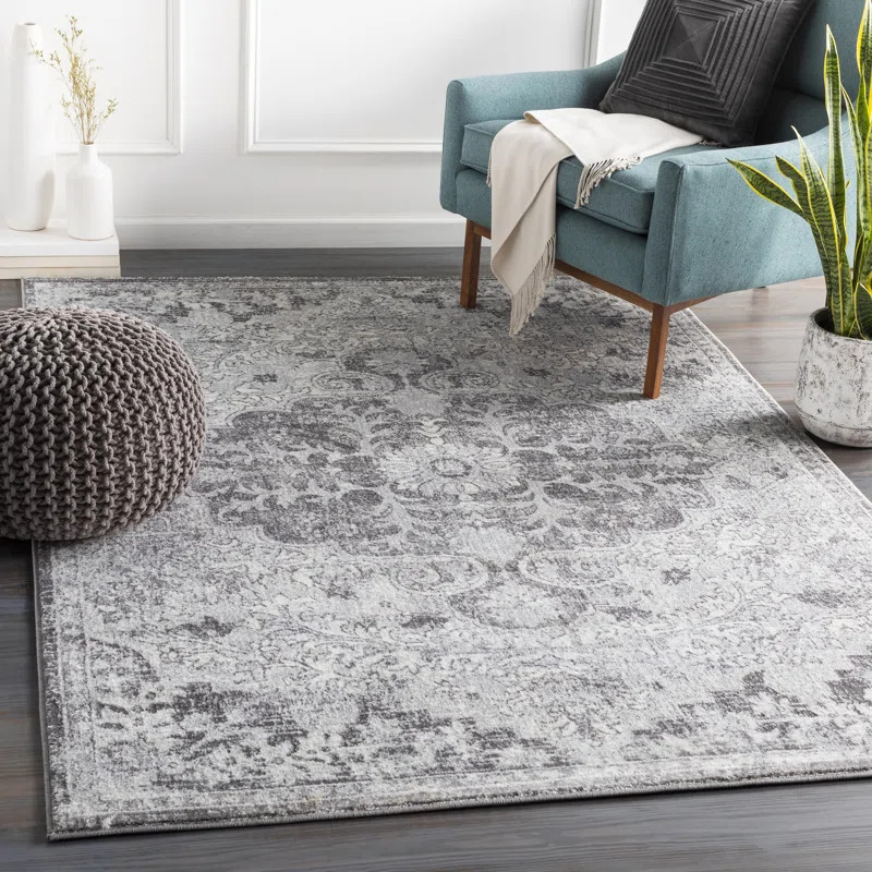 Rosso Performance Gray Rug | Wayfair North America