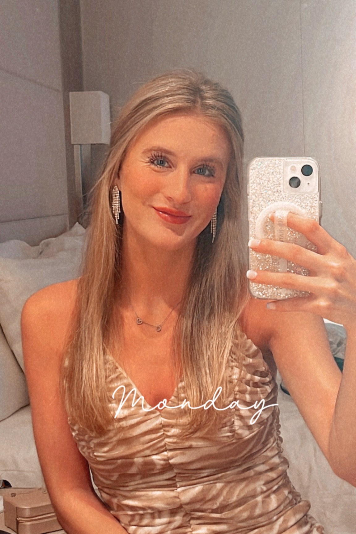 dressy dinner night on the boat! 
so fun getting to dress up! 
we were on our way to dominican republic!! 

#cruise #dinner #fancy #dressy #dress #neutral #heels #sparkle #springbreak

#LTKstyletip #LTKU #LTKtravel