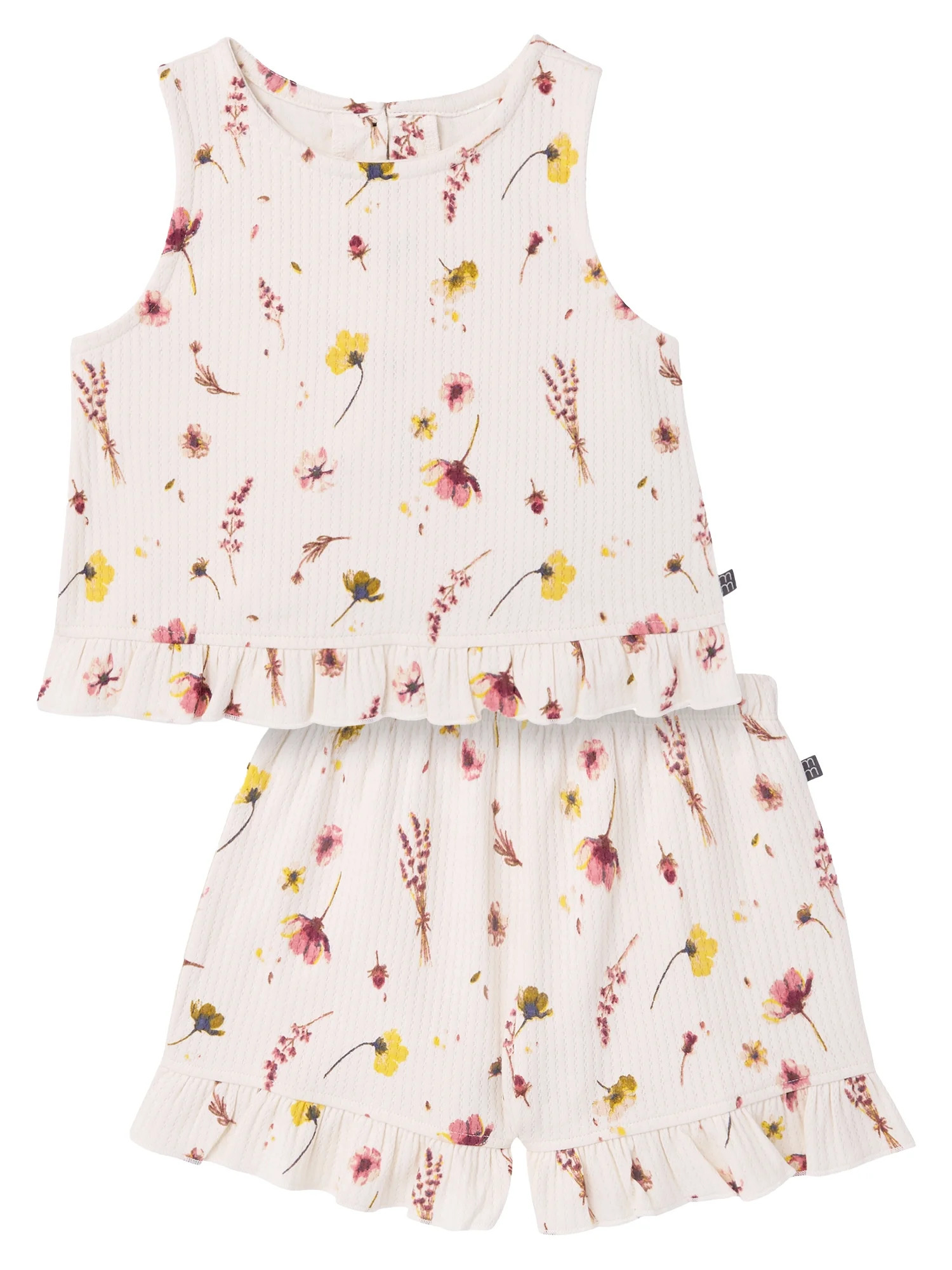 Modern Moments by Gerber Toddler Girl Tank Outfit Set, 2-Piece, Sizes 12 Months - 5T | Walmart (US)