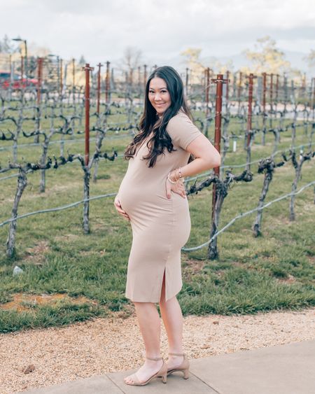 Spring is springing and @walmartfashion has all your fashion must-haves at affordable prices! Midi dresses are the perfect transitional piece and I love this comfortable and cute maternity dress for under $20. I accessorized the look with some fun jewelry and comfortable block sandals. 

#walmartpartner #walmartfashion 

#LTKbump #LTKSeasonal #LTKstyletip