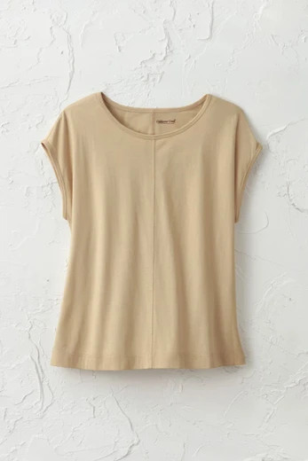 Cap-Sleeve Sweater Tee | Coldwater Creek