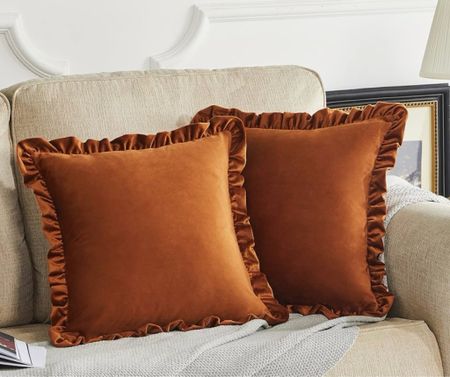 Ruffle throw pillows, throw pillows, home decor

#LTKstyletip #LTKhome #LTKfindsunder50