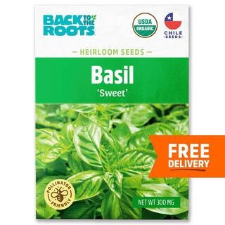 Organic Sweet Basil Seed (1-Pack) | The Home Depot