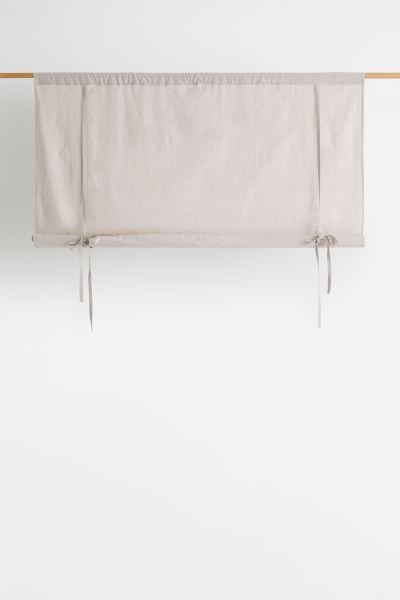 Linen-blend Roll-up Curtain | H&M (US + CA)