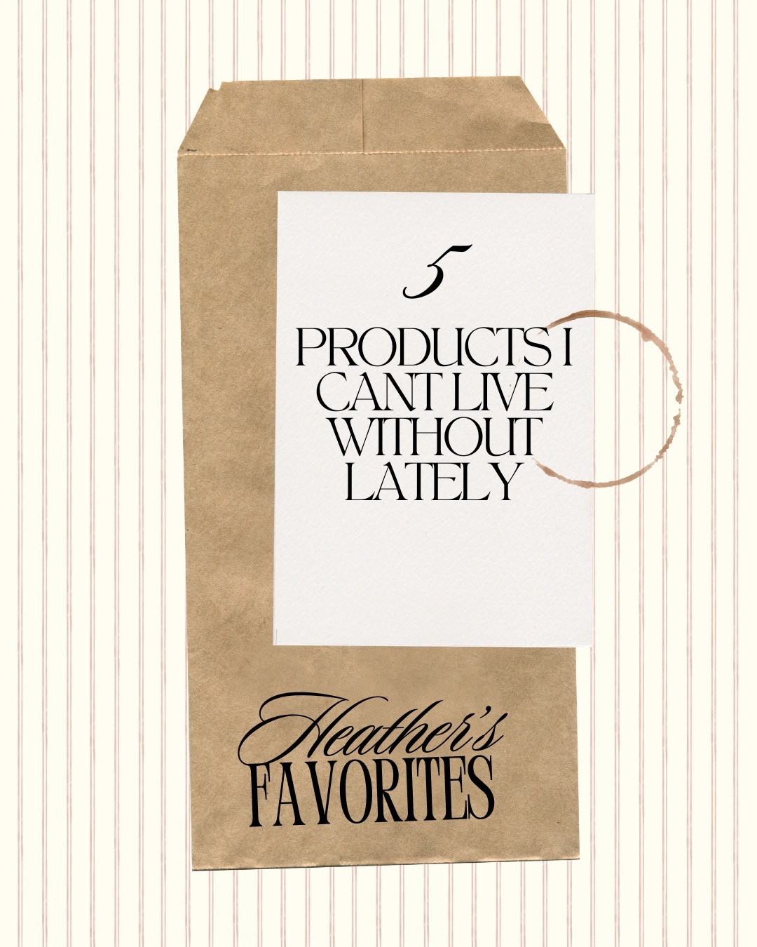 5 things I didn’t expect to love this much (but now I can’t live without)

Glow Beauty Brush
I swear this is the only brush that I can actually detangle my hair with…like why did no one tell me about this sooner

Stella & Grace Under Eye Masks
These are my “I didn’t sleep but I need to look like I did” secret

Summer Fridays Lip Butter
My lips are chronically dry and this is the only thing that actually makes them feel normal again

Kenra Blow Dry Spray
I don’t have time to spend forever on my hair and this cuts my blow dry time down so much

What products are you loving lately that I should try?