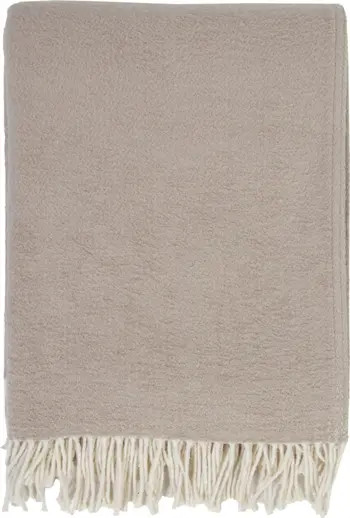 Billie Fringe Cotton Throw Blanket | Nordstrom