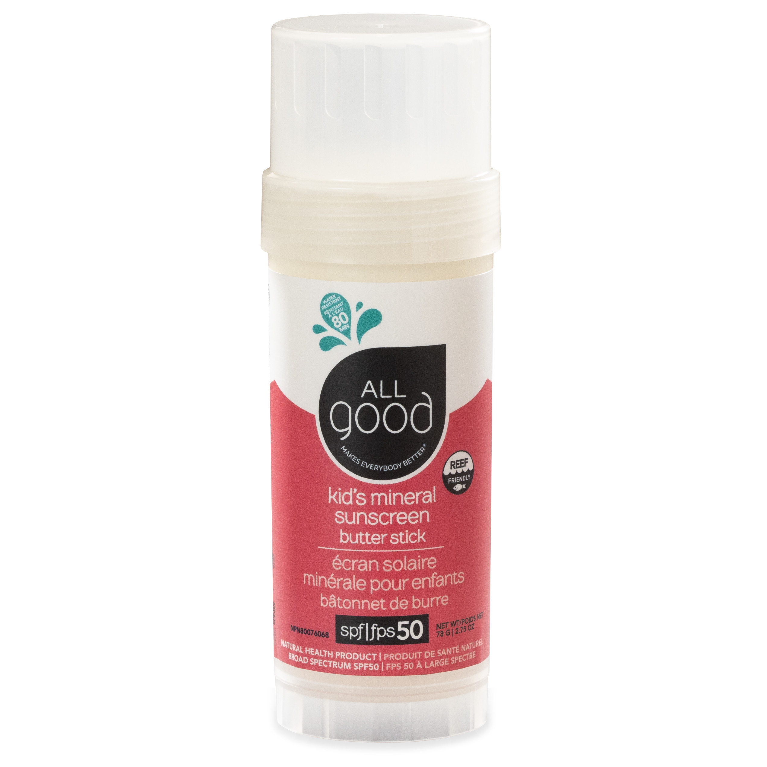 All Good Mineral Kid's Sun Butter Stick - SPF 50 | Grove