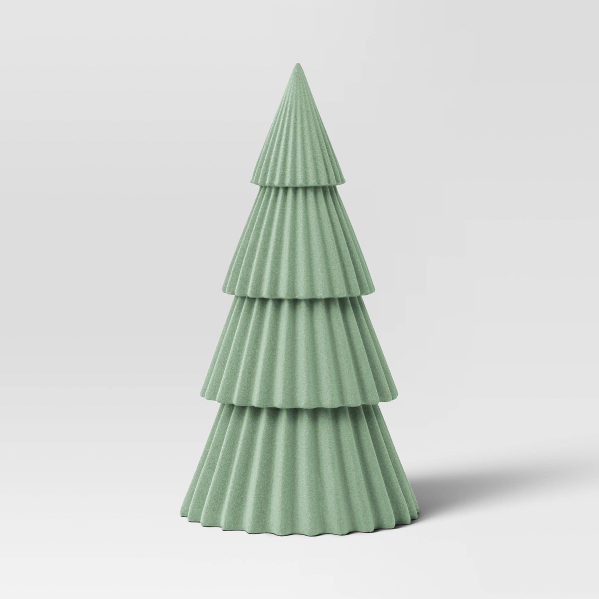 10" Flocked Christmas Tree Figurine - Wondershop™ Light Green | Target