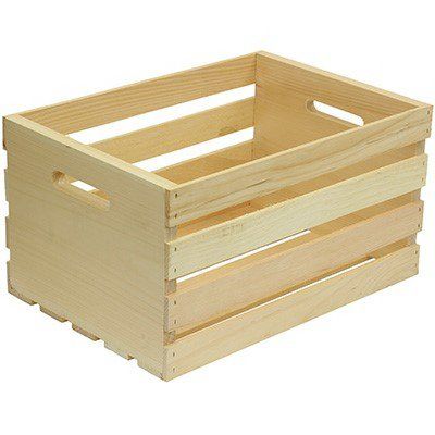 HOUSEWORKS 67140 18" Lx12.5 Wx9.5 H Large Crates & Pallet Wood Crate | Amazon (US)