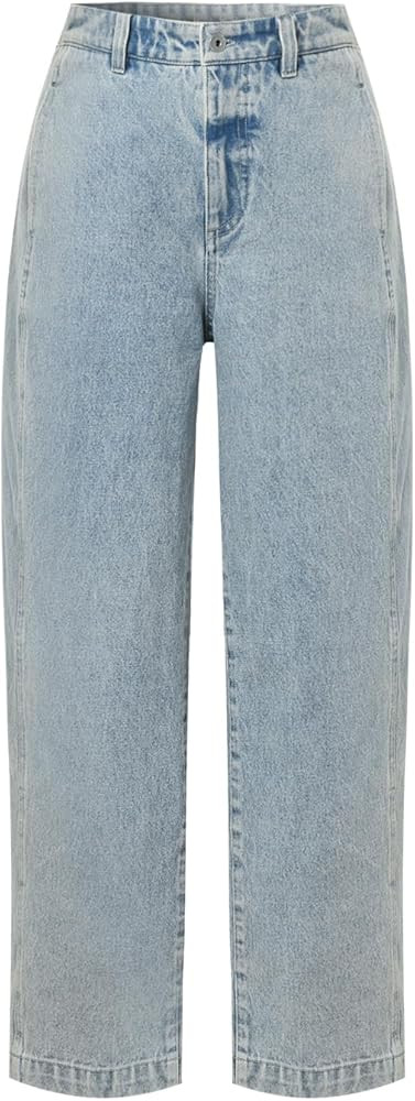 Algasan Women's Wide Leg Jeans High Waist Baggy Jeans for Women Loose Boyfriends Jeans Denim Pant... | Amazon (US)
