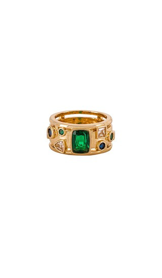 Nicole Ring in Green | Revolve Clothing (Global)