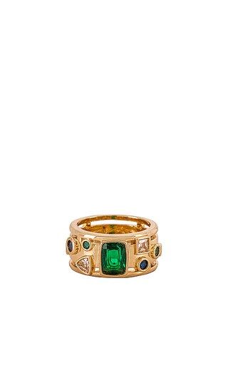 Nicole Ring in Green | Revolve Clothing (Global)