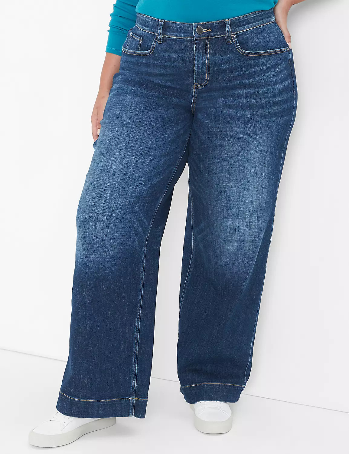 Signature Fit Wide Leg Jean | LaneBryant | Lane Bryant (US)