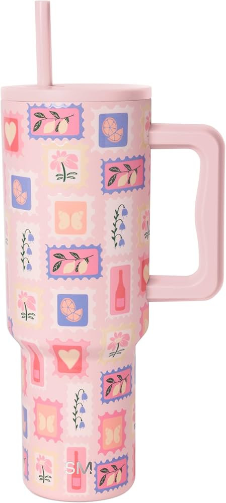 Simple Modern Mother's Day 40 oz Trek Tumbler with Handle and Straw Lid | Cup Holder Friendly Ins... | Amazon (US)