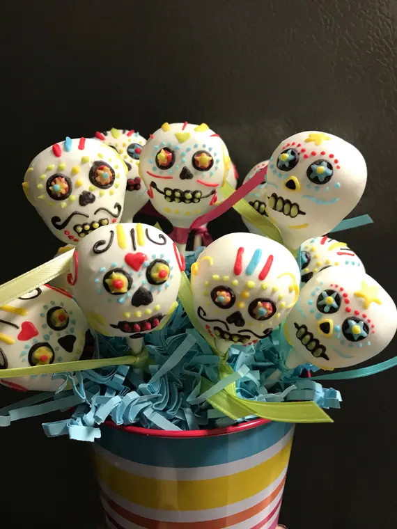 Sugar Skull Cake Pops | Etsy | Etsy (US)