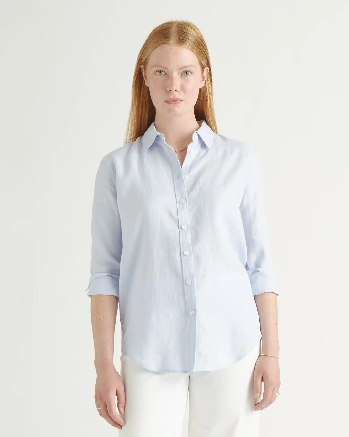 100% European Linen Long Sleeve Shirt | Quince