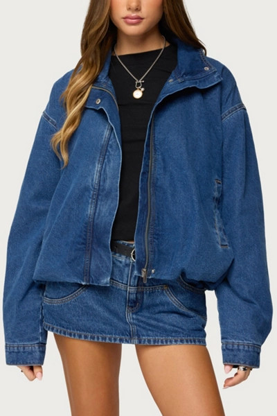 Edikted Hilary Oversized Denim Coat | Urban Outfitters (US and RoW)