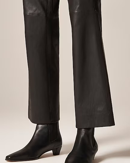 Kaya pant in leather | J. Crew US