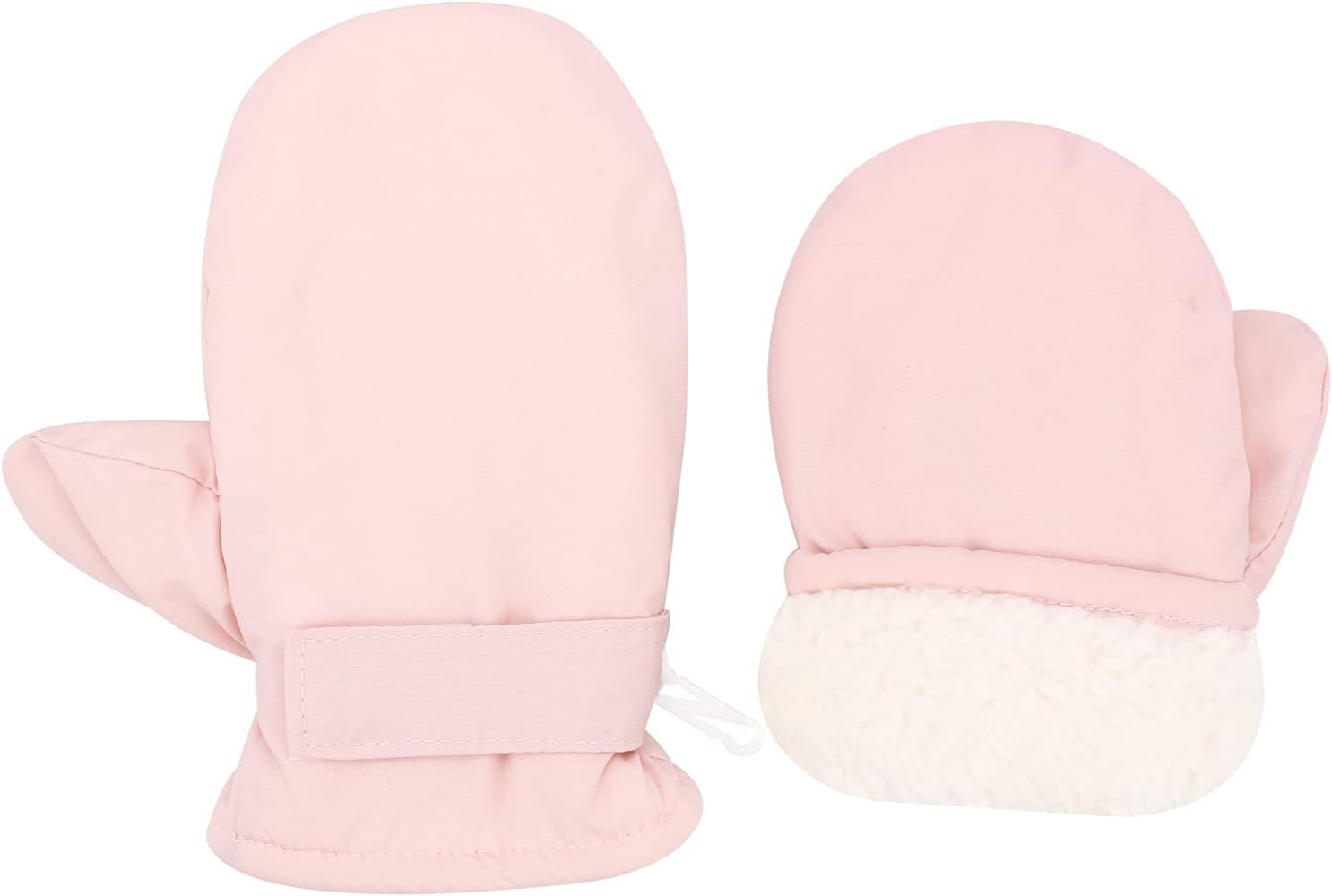 Slivery Color Toddler Gloves Kids Mittens Winter Warm Lined Fleece Gloves Waterproof Snow Baby Mi... | Amazon (US)