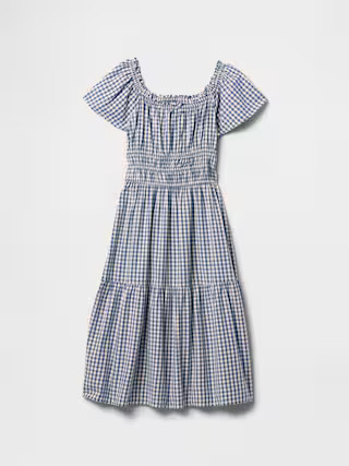 Kids Smocked Midi Dress | Gap Factory