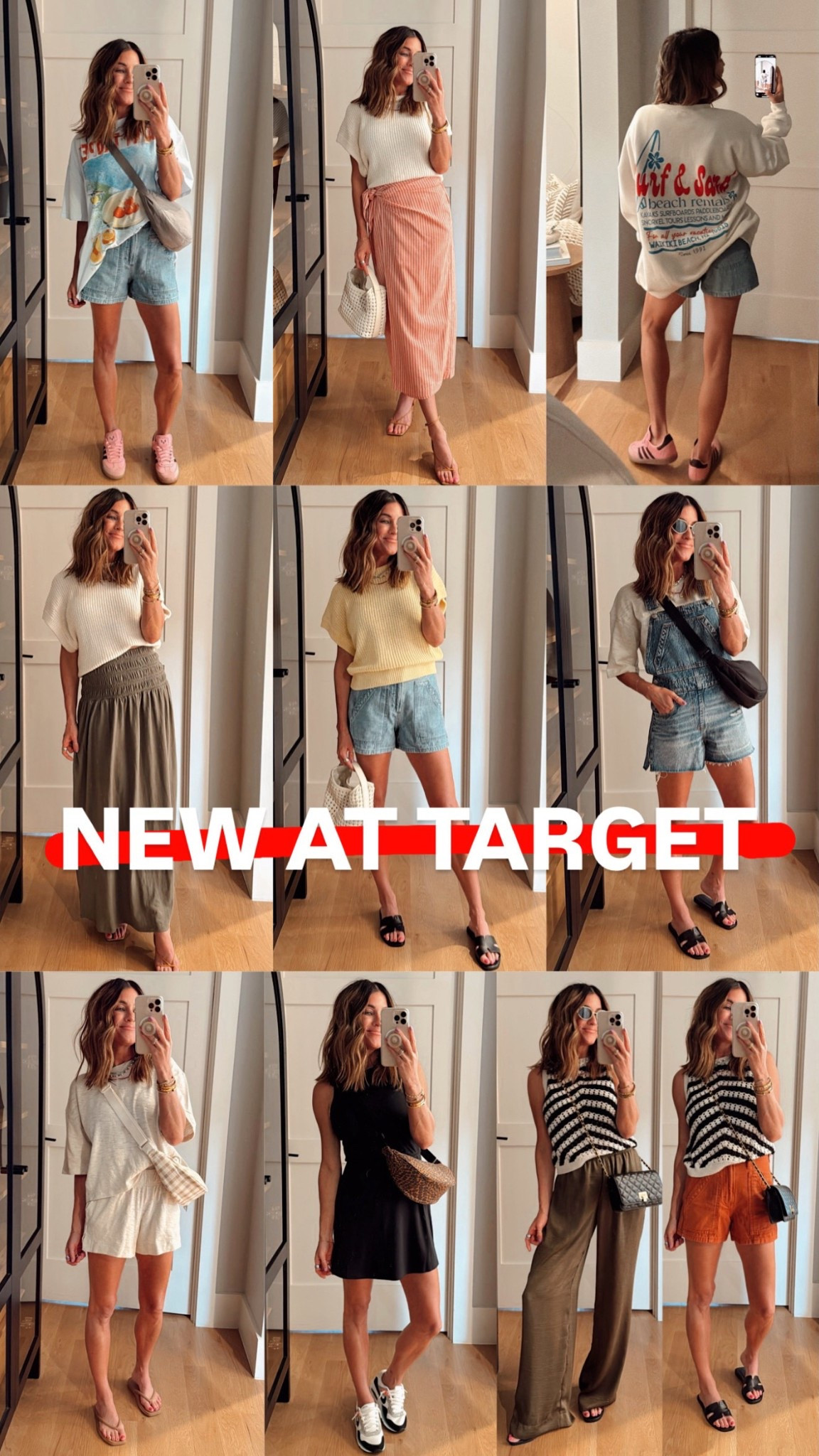 Target HAUL 🎯 and everything is under $35– most items are well under $30! 
Sizing info: 👇🏼
Graphic tee: medium 
Sweatshirts: medium (I sized up  for a roomy fit) 
Denim shorts: 0 
Everything else: wearing xs 
#LTKSummerEdit

#LTKFindsUnder50 #LTKStyleTip