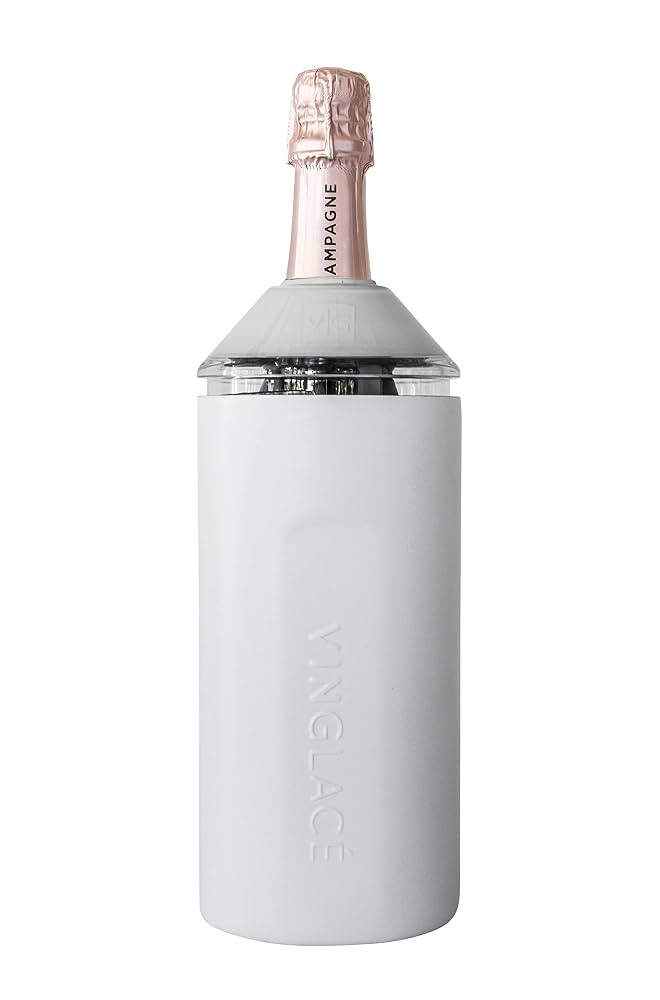 Vinglacé Wine Bottle Chiller- Portable Champagne Insulator- Stainless Steel Wine Cooler Sleeve, ... | Amazon (US)