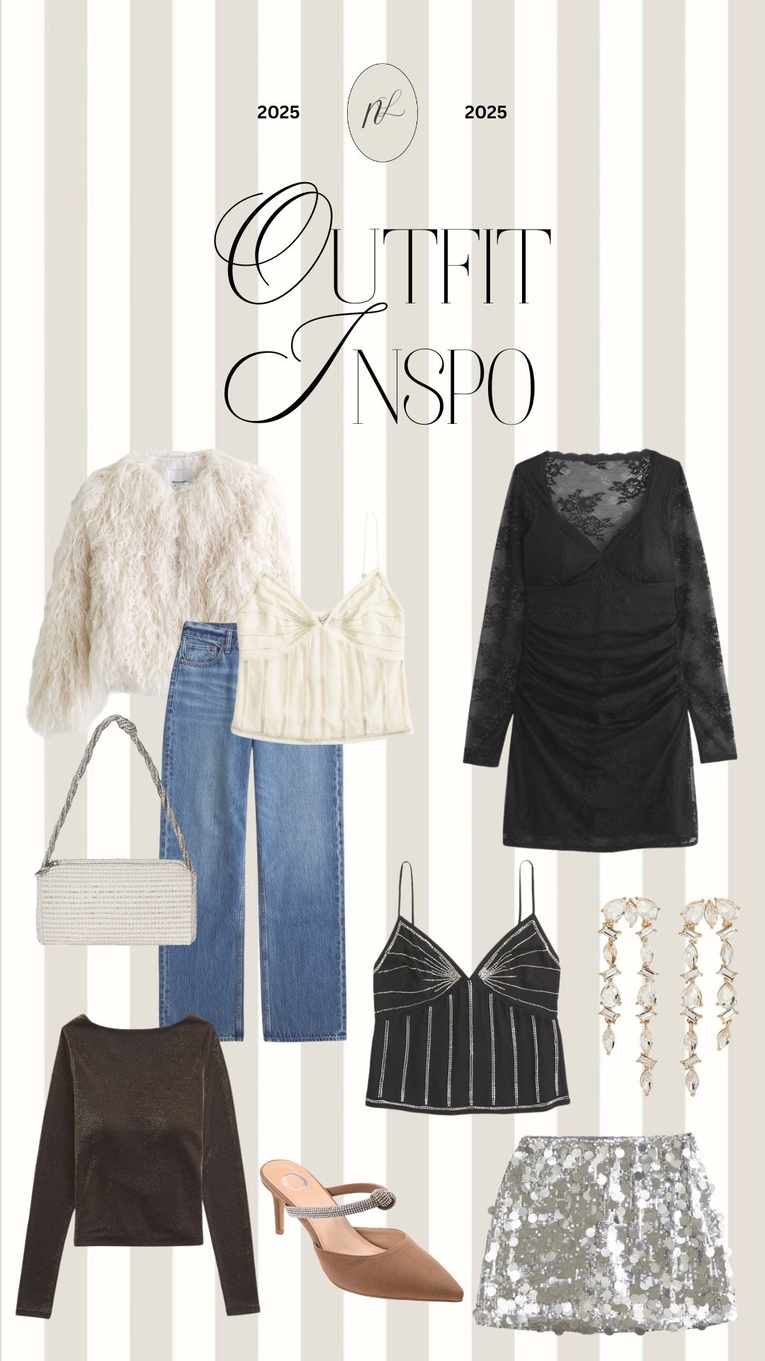 Outfit inspo for New Years Eve parties.  

 #LTKHoliday #LTKootd 

#LTKSeasonal