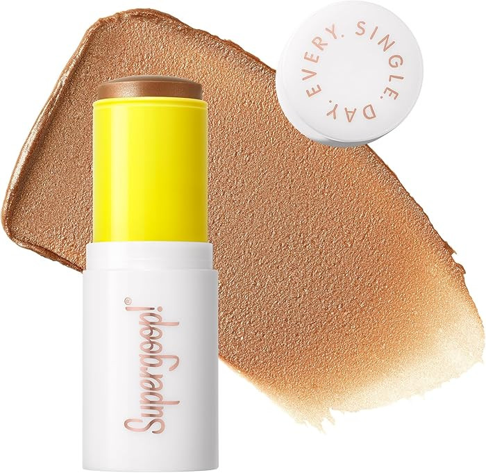 Supergoop! Glowscreen Sunlighter Glow & Protect Stick SPF 45 - Golden Hour - 0.35 oz - Sheer, Sun... | Amazon (US)