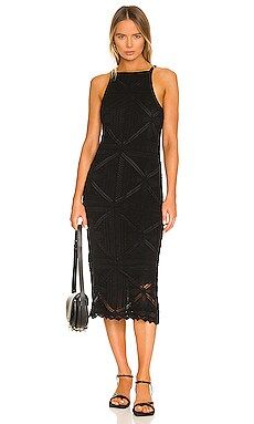 525 Fauxchet Dress in Black from Revolve.com | Revolve Clothing (Global)