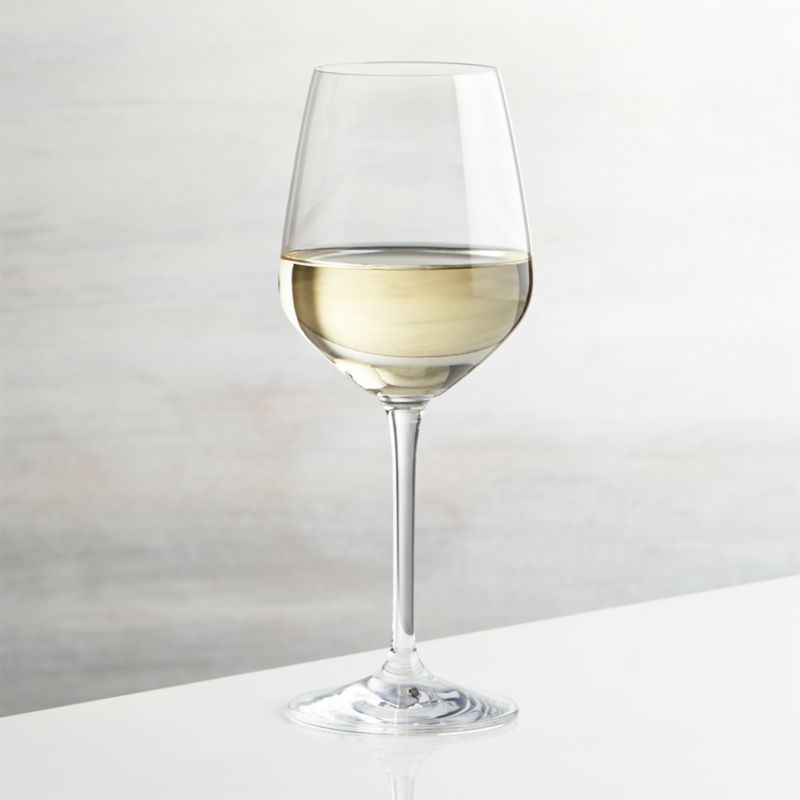 Nattie White Wine Glass + Reviews | Crate and Barrel | Crate & Barrel