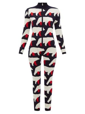 Bear-intarsia merino-wool all-in-one suit | Matches (UK)