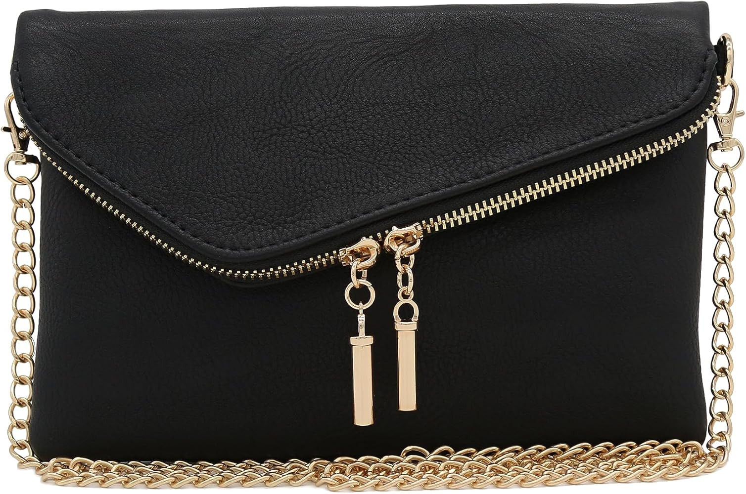 Envelope Wristlet Clutch Crossbody Bag with Chain Strap | Amazon (US)