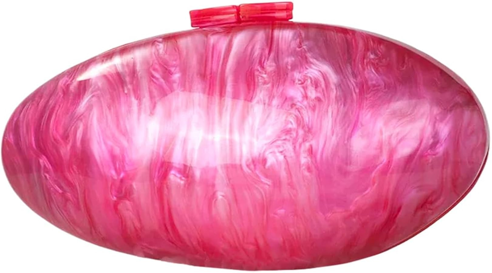 Women Oval Acrylic Evening Clutch Bag Ladies Marble Purses and Handbags Pearl Acrylic Shoulder Ba... | Amazon (US)