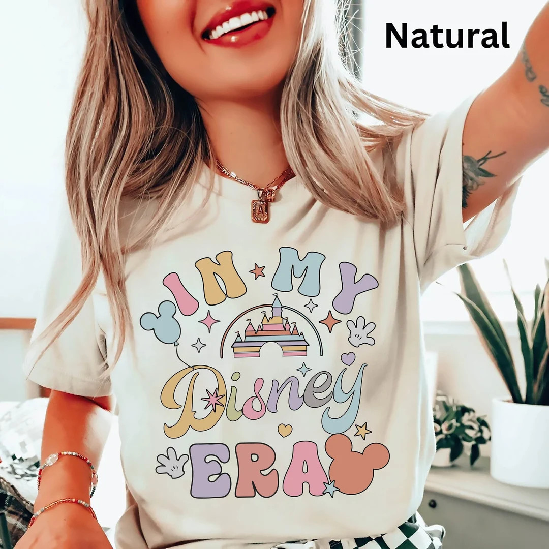 In My Disney Era Shirt, Disney Castle Shirt, Retro Walt Disney Shirt, Disney Family Shirt, Disney... | Etsy (CAD)