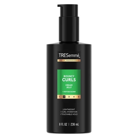 TRESemmé Styling Aid for Lightweight + Curl Hydration + Touchable Hold Bouncy Curls with Peptide Blend, 8 fl oz 1 count | Walmart (US)