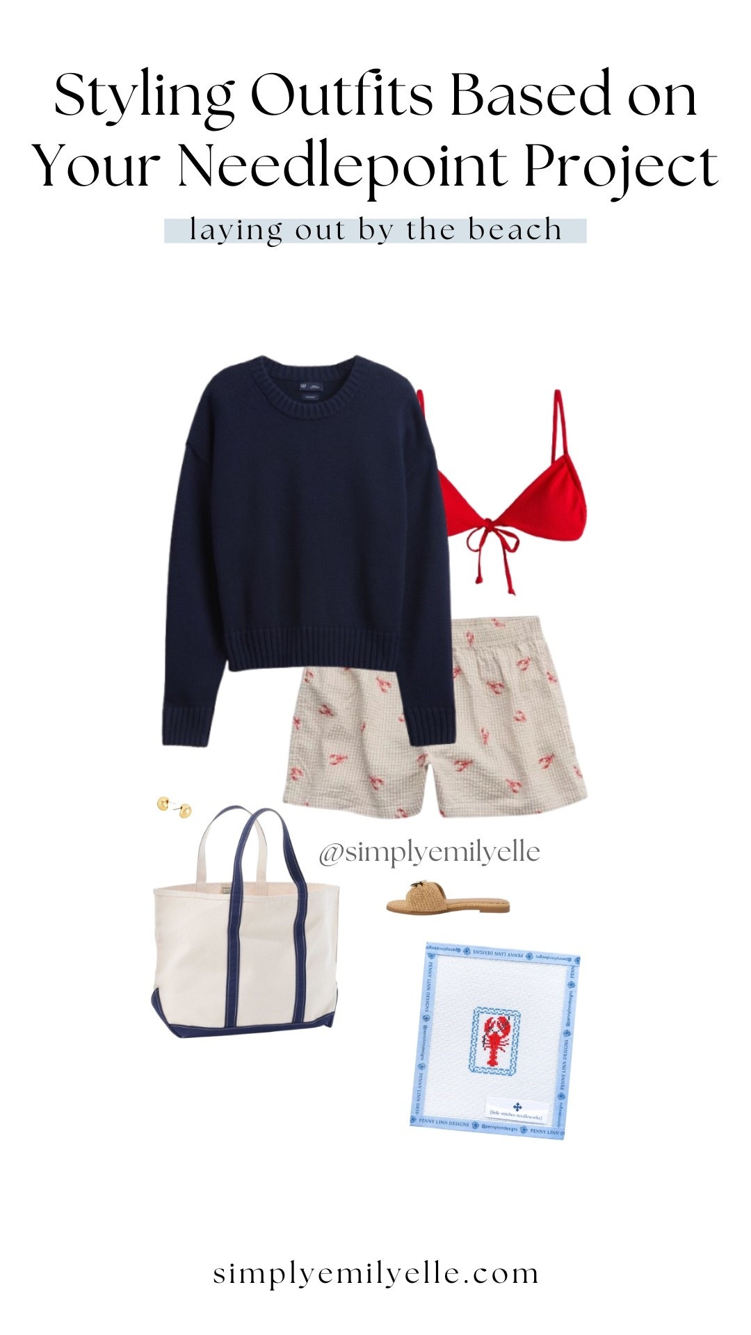 Coastal outfit, coastal aesthetic, coastal outfits, coastal grandmother aesthetic, coastal grandmother outfit, Nancy Meyers aesthetic, Martha Stewart aesthetic, ina garten aesthetic, spring outfits, spring outfit ideas, classic style, needlepoint

#LTKootd