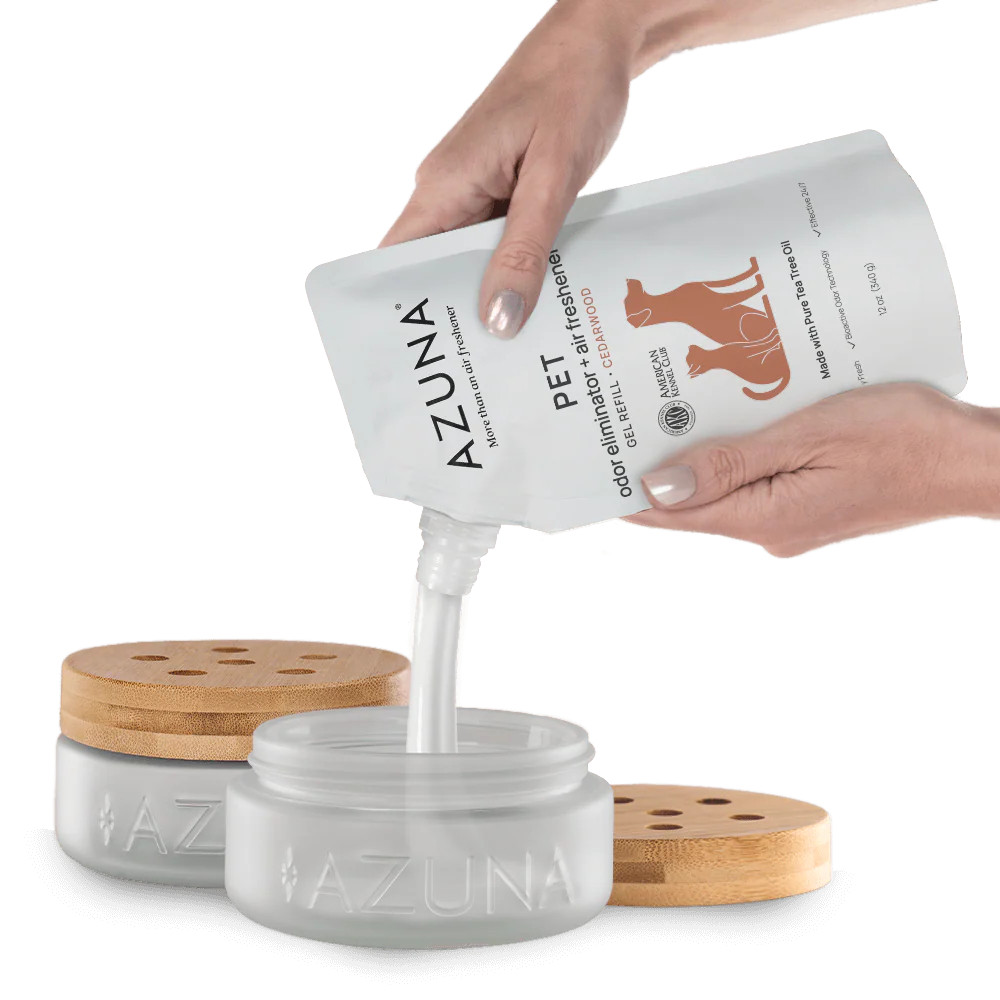 Luxe Glass Pet Odor Eliminator Apartment Kit | Azuna
