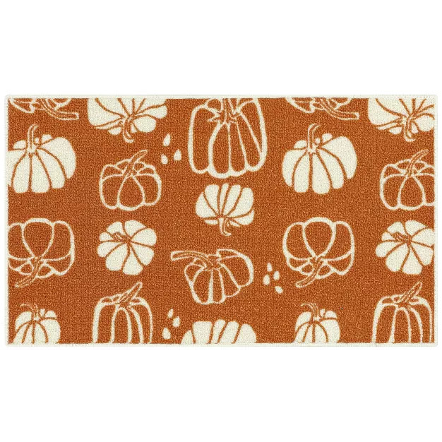 34" x 20" Harvest Pumpkins Kitchen Rug - Threshold™ | Target