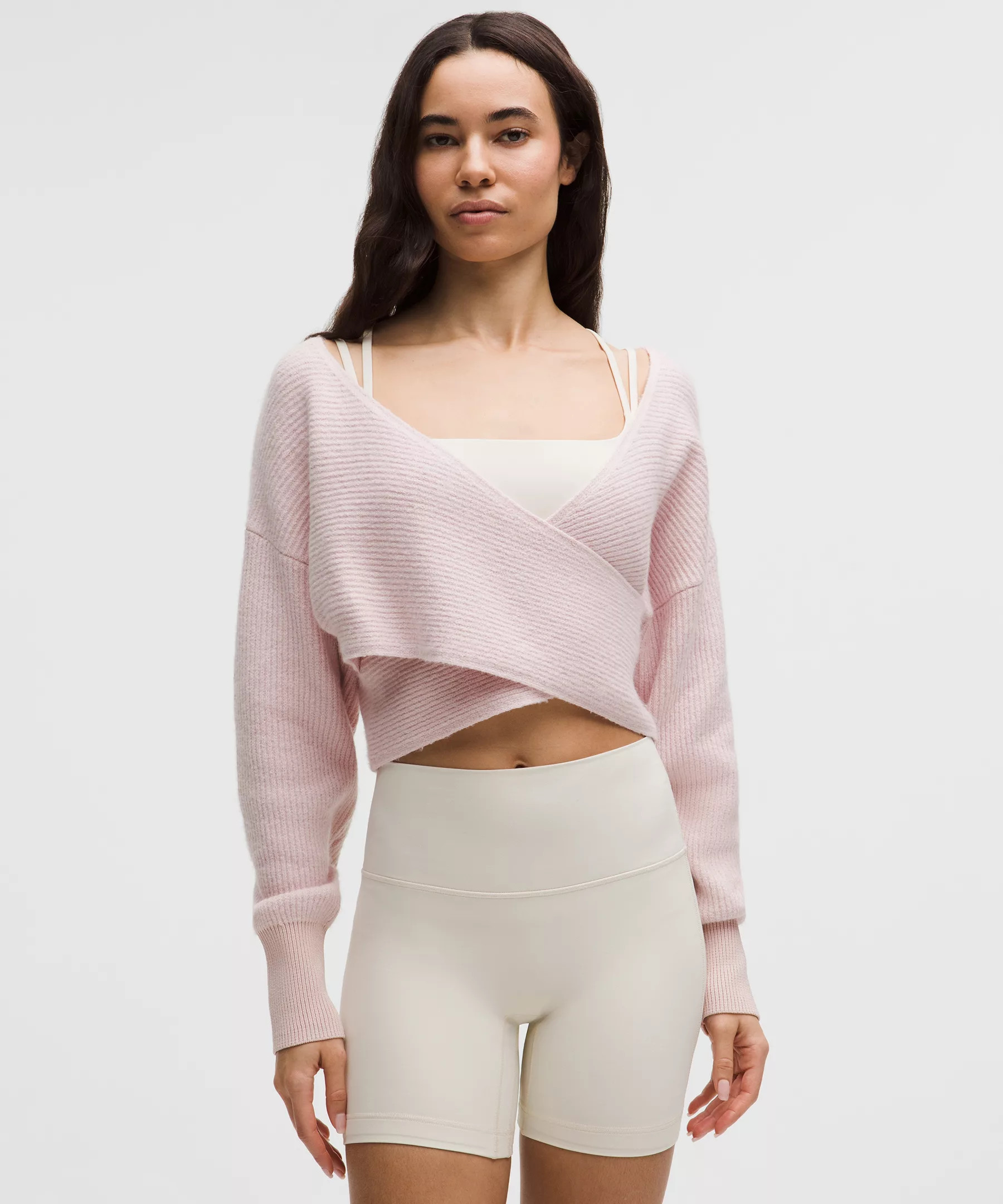Brushed Cotton Reversible Crossover Sweater | Lululemon (US)