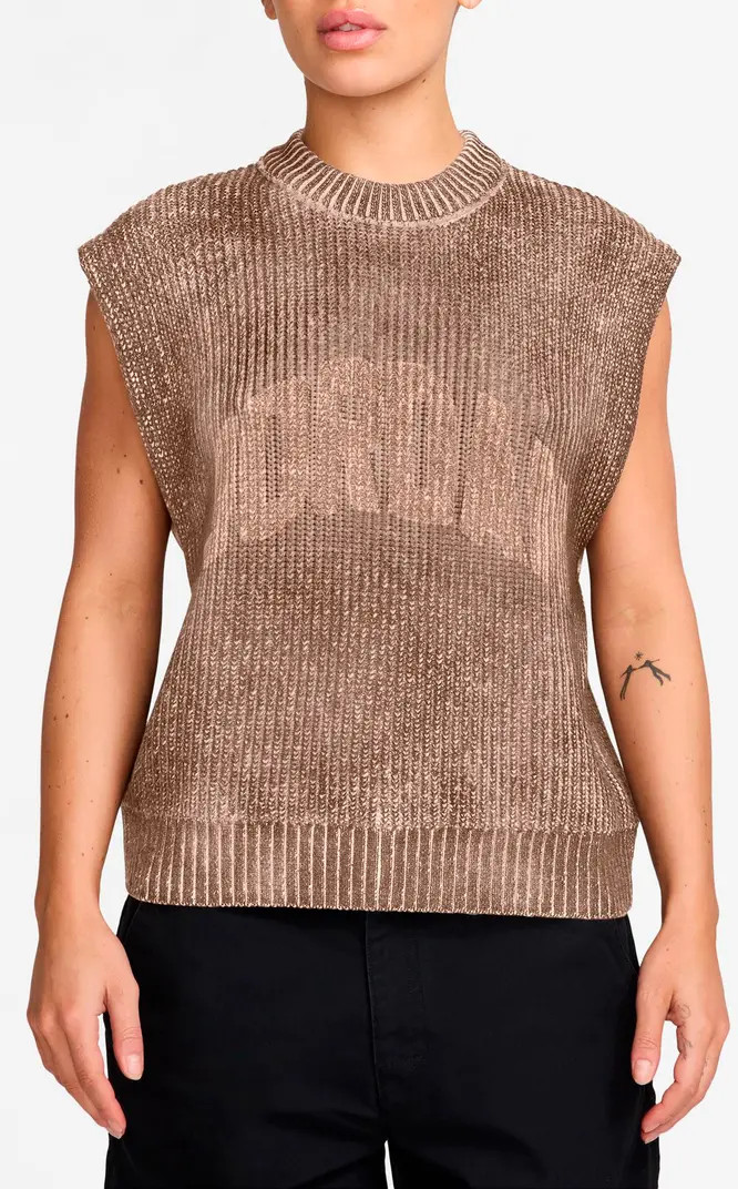 GFX Flight Sleeveless Graphic Sweater | Nordstrom