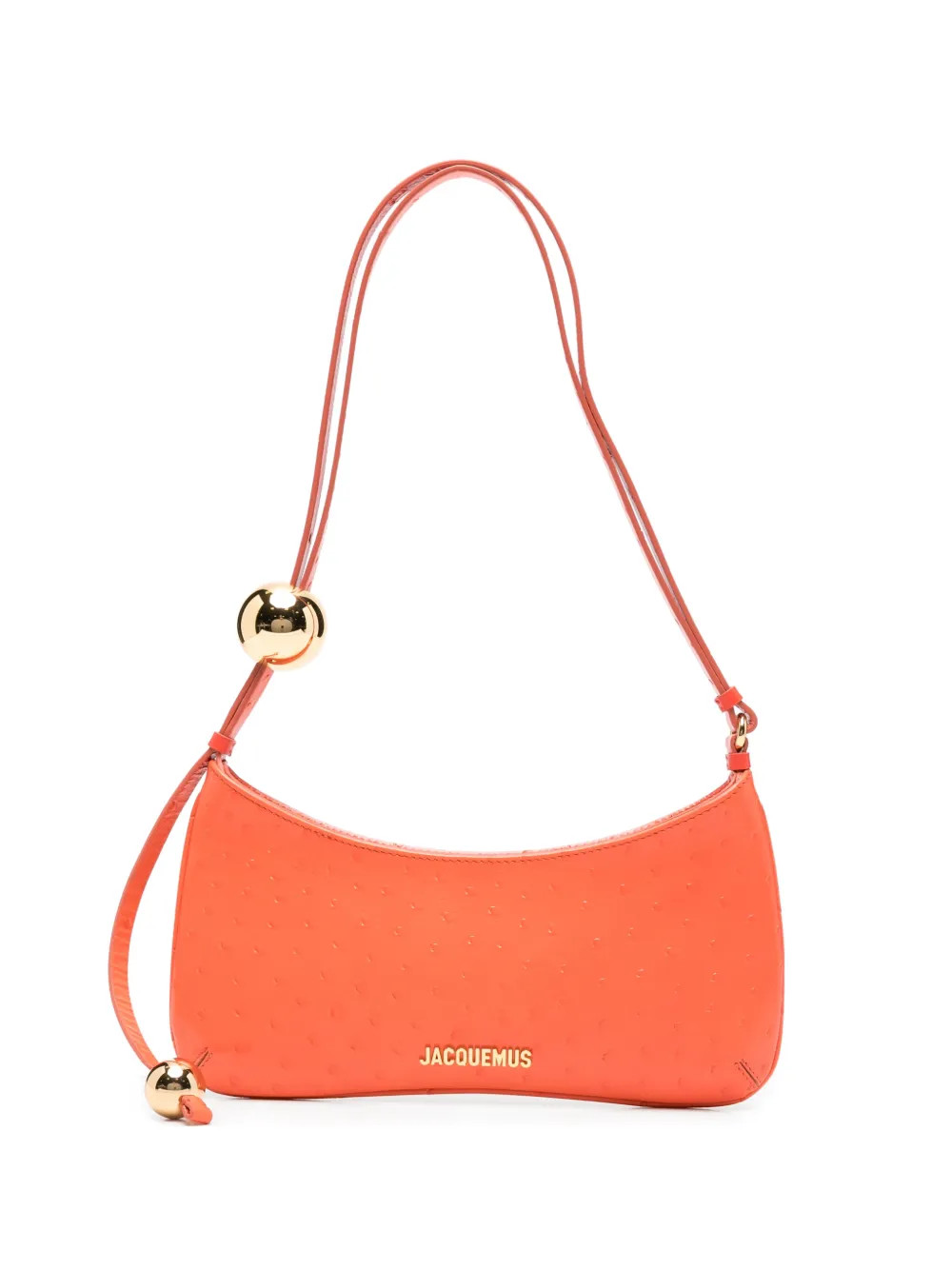 Jacquemus Bisou Perle Shoulder Bag | Orange | FARFETCH | Farfetch Global