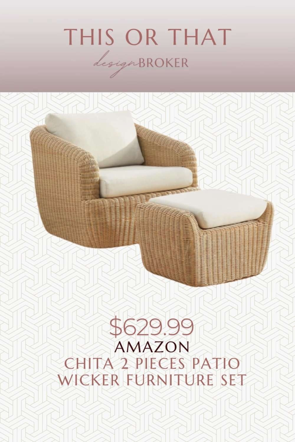 Serena & Lily wicker has the look—but do you really need to splurge?

I found an Amazon piece that gives off the same coastal charm without breaking the bank. I’m showing you both in the video so you can decide what’s worth the spend and where you can save.

🧺 Shop both options in my LTK and choose what fits your home best.

#LTKHome #SaveOrSplurge #InteriorStyleTips 

 #LTKSaleAlert #LTKStyleTip #LTKFamily