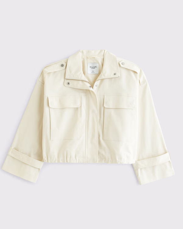 Women's Cinched Utility Jacket | Women's Coats & Jackets | Abercrombie.com | Abercrombie & Fitch (US)